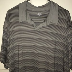 Falls Creek Gray Striped Polo